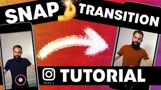 How to do transitions in Instagram Reels  SnapJump Cuts [upl. by Douglass]