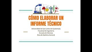 Cómo Elaborar un Informe Técnico – Tutorial [upl. by Medwin128]