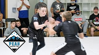 Kids BJJ Superfight  Risman VS Miller  Peak Grappling KUMITE 1 [upl. by Ferne908]