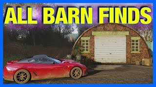 Forza Horizon 4  ALL BARN FINDS  LOCATIONS [upl. by Jada]