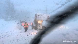 Rare video from inside the core of the intense Buffalo lake effect snow band [upl. by Callie]