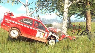 Dirt Rally 20 Car CrashesFails Compilation [upl. by Aidne223]