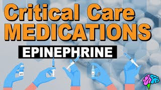 Epinephrine  Critical Care Medications [upl. by Nhguaved]