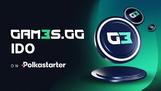 GAM3SGG IDO on Polkastarter  Coming soon [upl. by Adnahsed]