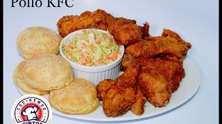 Como hacer Pollo frito estilo KFC [upl. by Hanikehs]