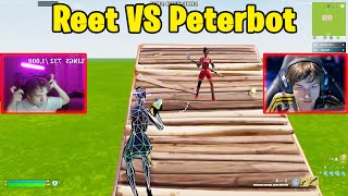 Reet VS Peterbot 1v1 Buildfights [upl. by Harmaning257]