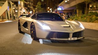 Ferrari LaFerrari  Start Up Accelerations amp Driving in Monaco [upl. by Hathaway114]