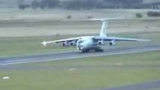 Russian IL76 attempts to crash during takeoff [upl. by Norihs]