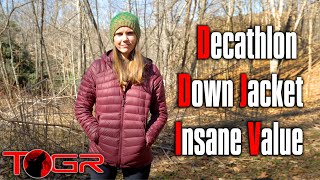 Decathlon Forclaz Trek 100 Down Jacket – Agenda Free Review [upl. by Aman]