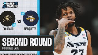 Marquette vs Colorado  Second Round NCAA tournament extended highlights [upl. by Halvaard]