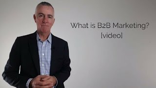 What is B2B Marketing [upl. by Eelnyl478]