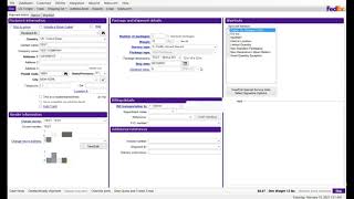 FedEx Ship Manager Domestic single Pc MPS shipment [upl. by Melburn]