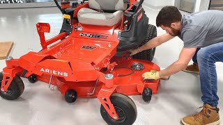 How to Remove an Ariens® IKON XD Zero Turn Mower Deck  Ariens [upl. by Eelram]