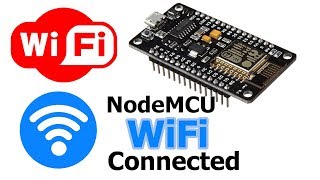 NodeMCU ESP8266 Wifi connect tutorial [upl. by Nnaillij87]