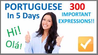 Learn Portuguese in 5 Days  Conversation for Beginners [upl. by Hsizan777]