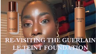 GRWM MAKEIP  GUERLAIN LE TEINT FOUNDATION [upl. by Drawyeh]