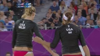 Womens Beach Volleyball Round of 16  USA v NED  London 2012 Olympics [upl. by Erik372]