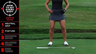 How to swing a golf club 5 steps for beginners [upl. by Anzovin290]