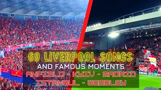 1 hour of Liverpool Songs from Anfield and European Finals [upl. by Trueblood982]