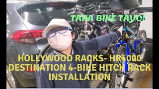 Hollywood Racks  HR4000  Destination 4 Bike Hitch Rack Installation [upl. by Ludie]