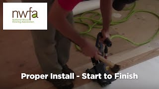 How To Properly Install Hardwood Flooring [upl. by Deva]