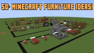 50 Minecraft Furniture ideas [upl. by Akirdna]