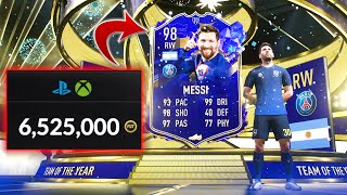 Cant Believe I Packed TOTY Messi [upl. by Ikairik]