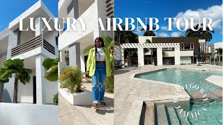 LUXURY AIRBNB TOUR IN MONTEGO BAY JAMAICA  MIRAMAR CONDOS [upl. by Aissej]