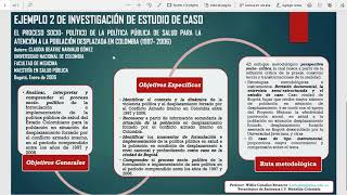 Ejemplos de estudios de caso [upl. by Nasus293]