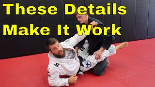 Scissor Sweep for BJJ White Belts Try These Adjustments [upl. by Zetrom701]