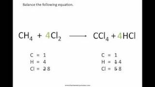 Balancing Chemical Equations  Chemistry Tutorial [upl. by Yessej]