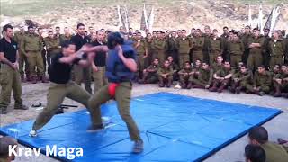 Israeli Soldiers Demonstrate Krav Maga [upl. by Carbo]