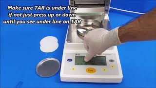 Sartorius MA35 Moisture Analyzer Test [upl. by Marelya432]