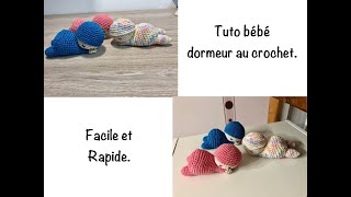 Tuto bébé dormeur au crochet [upl. by Ayyn570]