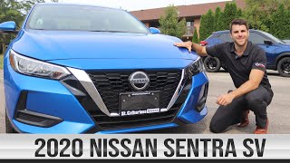 2020 Nissan Sentra SV In Depth Walk Around amp Test Drive [upl. by Nivrag]