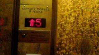 Historic Otis Traction Elevators At Historic Ahwahnee Hotel [upl. by Netsirk]