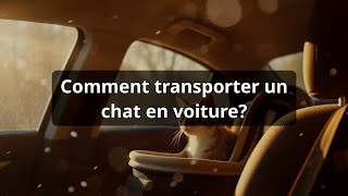 Comment transporter un chat en voiture sans stress [upl. by Emirac]