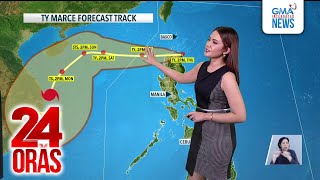 Update sa Bagyong Marce  24 Oras [upl. by Allred]