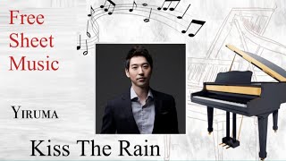 Kiss The Rain C Major  Yiruma  Piano Tutorial  Sheet Music SheetMusicBox [upl. by Troc425]