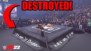 WWE 2K22 15 Things You Can DESTROY In Incredible Ways [upl. by Uriah]