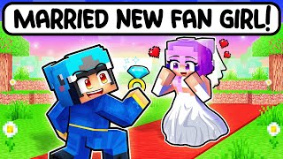 Omz MARRIED A NEW CRAZY FAN GIRL in Minecraft [upl. by Trojan885]