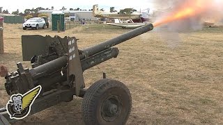 Artillery Firing WW2era 6pounder AntiTank [upl. by Brod]