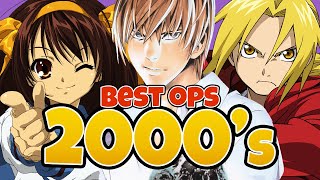 Top 300 Anime Openings of the 2000s [upl. by Neelear]