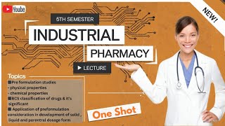 Unit 1 IP1 complete  Preformulation studies  physicochemical properties  BCS classification [upl. by Atinauj]