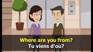 apprendre langlais conversation  leçon 1 [upl. by Nwaf]