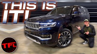 2022 Jeep Grand Wagoneer Youll Be Surprised How Much Jeeps Flagship Costs And Tows [upl. by Maretz978]