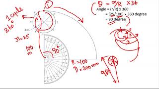 Hypocycloid  Curves  Cycloid  Engineering Graphics  EG  Tamil [upl. by Sheehan]