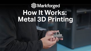 Metal 3D Printing Walkthrough  Markforged Metal X [upl. by Omer]