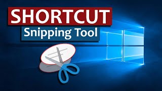 Windows 10 Snipping Tool Shortcut [upl. by Yauqaj]