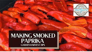 Making Smoked Paprika Powder [upl. by Chaddy745]